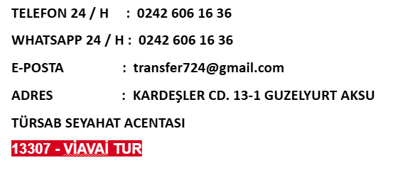 Bozburun Transfer Fiyatları